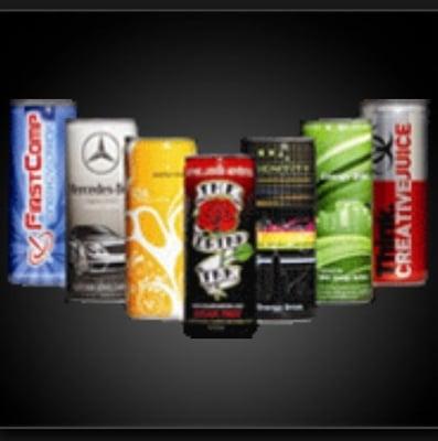 Custom logo beverages promote brand awareness