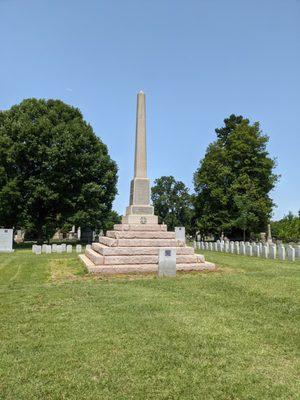 Confederate burial section, Elmwood Cemetery, Charlotte