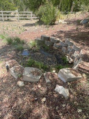 Fixed their septic tank that was backing up