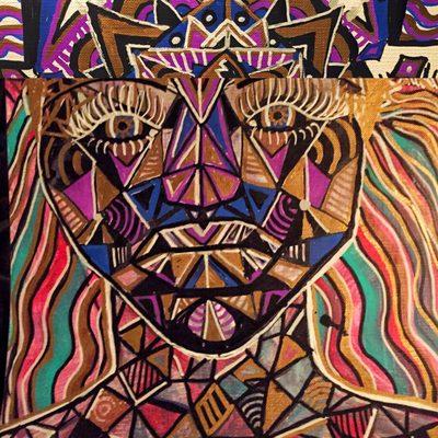 Tribal energy drawing by Briana Bezer