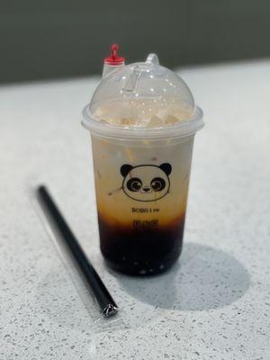 Milk Tea with the yummiest cutest boba!