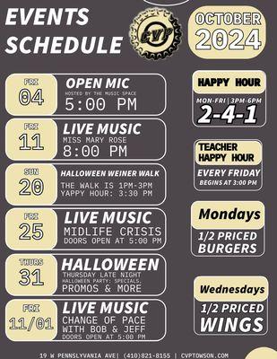 October Events