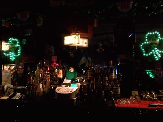 Behind the bar at Burton's