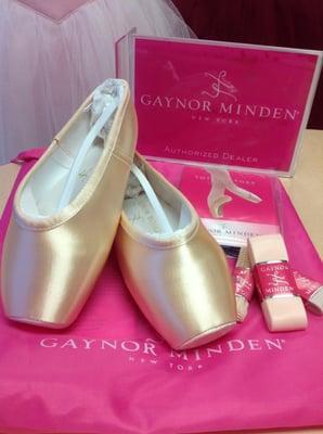 We carry and fit Gaynor Minden pointe shoes on premises.