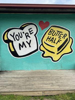 You're my butter half