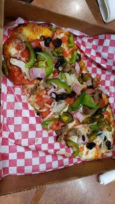 Supreme Flatbread add jalapenos