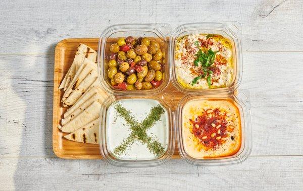 Dip trios for large gathering