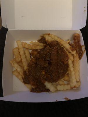 Love the half order of chili fries