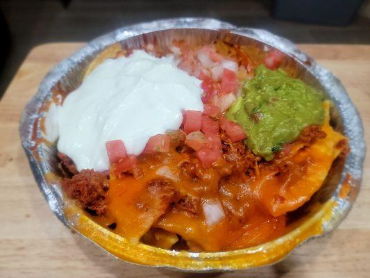 Chorizo nachos