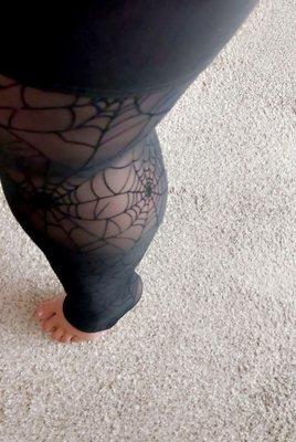 Spider web leggings!