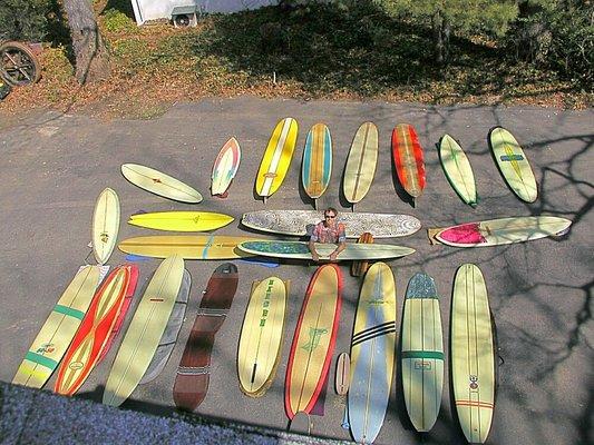 Vintage surfboards