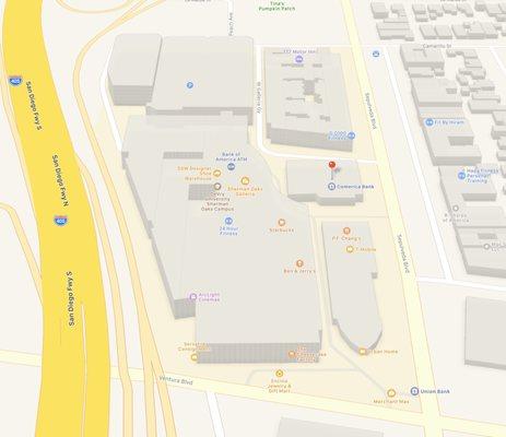 Sherman Oaks Office - Map