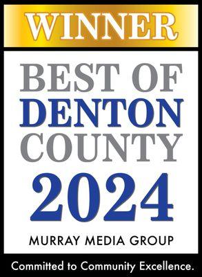 Winner of 2024 Best of Denton County Couples and Family Therapist.