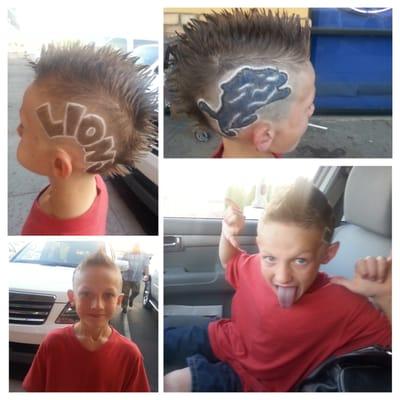 David did this awesome job! I take both my boys here & they are very good with kids!!! Best barber in town!