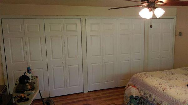 Bifold closet doors