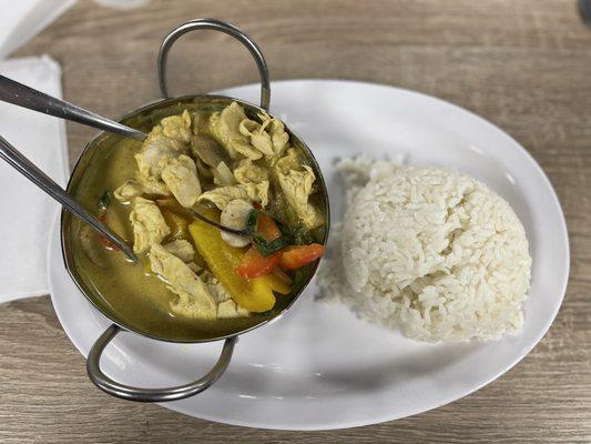 Yellow Curry with chicken