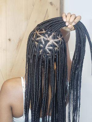 Knotless braids