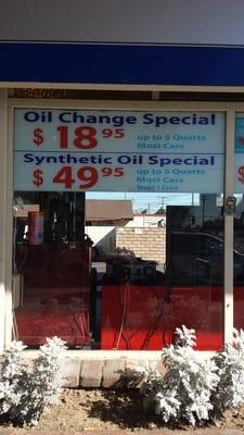 Oil Change Special