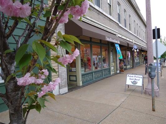 Twice Blessed Resale Shop in the Spring.