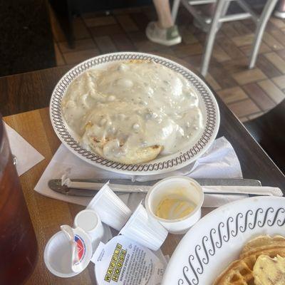 The biscuits and gravy were some of the best we ever had.