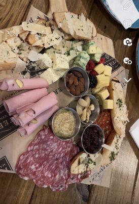 Their charcuterie board is great!