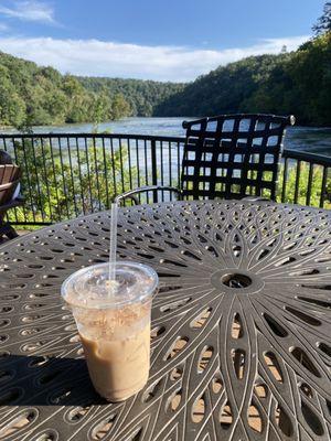 Chair tea on the river