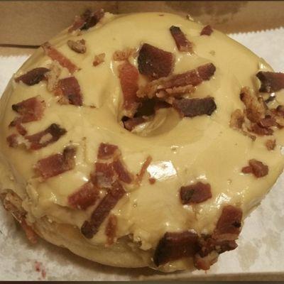 Maple bacon donut