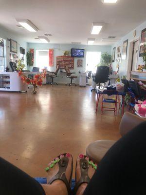 First Pedicure here