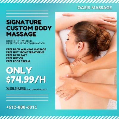 Corporate Massage Special
 
 Call us at 612-888-6811