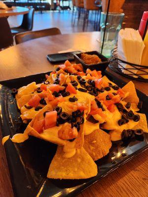 Plain nachos. Good cheese sauce and don't sleep on the salsa.