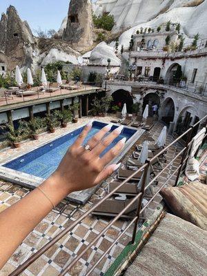 Engaged in Cappadocia, Turkey !