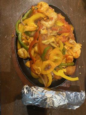 Chicken fajitas