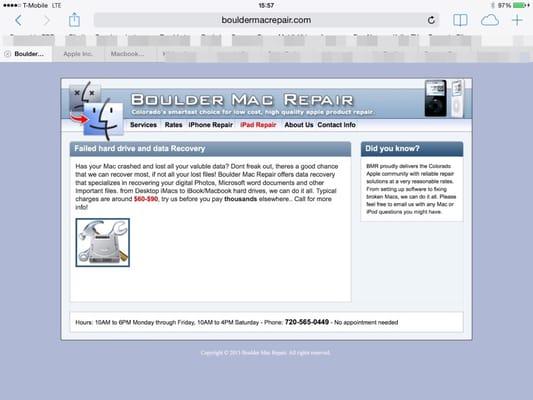 This is from their website. For context see my review. Then go somewhere else for Mac repairs!