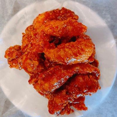 Spicy garlic tenders