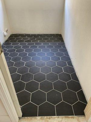 New laundry room floor