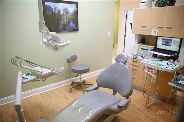 State of the art treatment rooms.