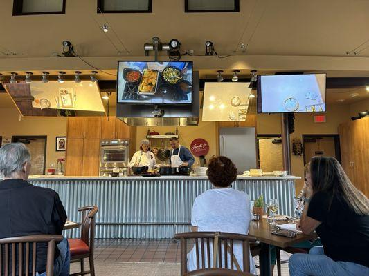 Cooking demonstration