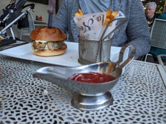 Truffle burger