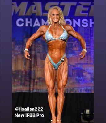 Congratulations lisa on your pro card victory!