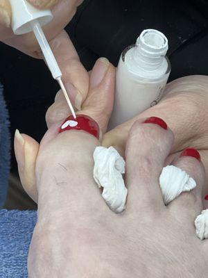 Valentine nails