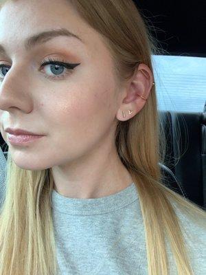 Conch piercing