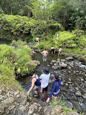 getting to waterfalls