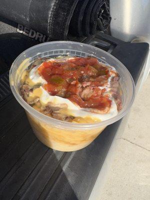 Brisket sundae