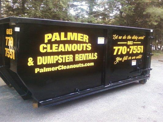 RENT THIS DUMPSTER FOR YOUR HOUSE OR GARAGE CLEANOUT.