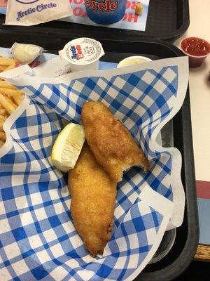 Had actual Halibut fish & chips during my jaunt through The quality was pretty damn good..