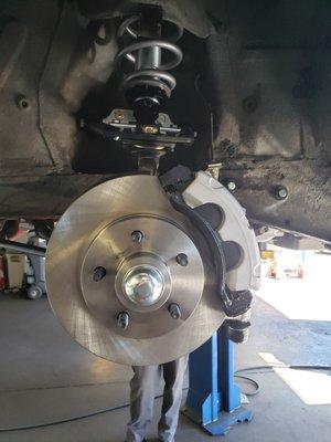 Disc brake coil over conversion 1965 Ford Ranchero