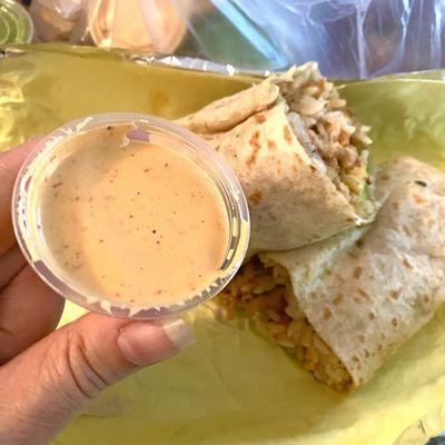 I'm addicted to this creamy sauce-