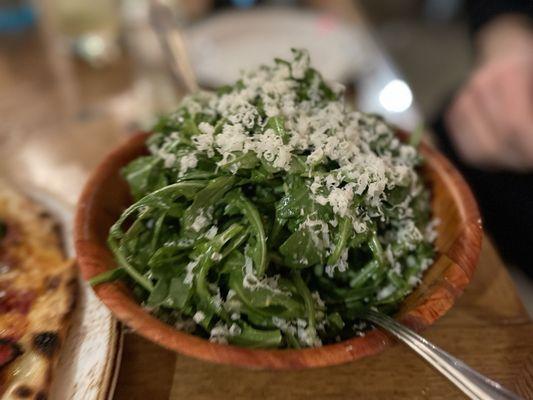 ARUGULA SALAD WITH CANDIED PISTACHIOS