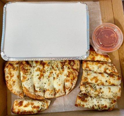 Cheesy bread, not too bad