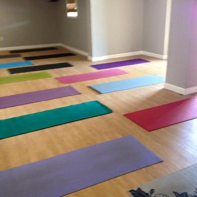 New Larger and Improved Yoga Space.